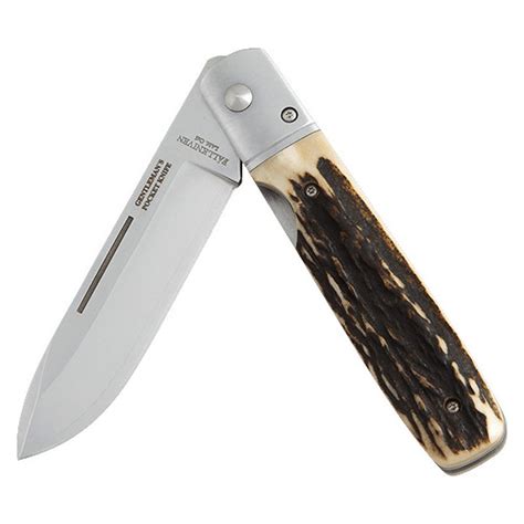 Fallkniven GPs Gentleman's Pocket Knife Stag Handle | Shop Online Now at Ambler Direct