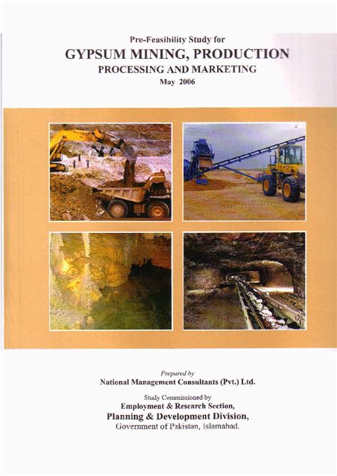 (PDF) Gypsum Mining Production Processing and Marketing | redi facile ...