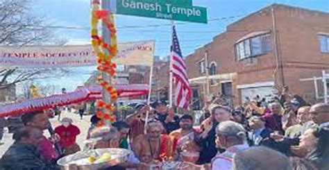 Street in New York named Ganesh Temple Street after prominent Hindu ...