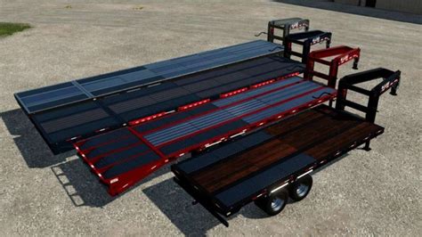 50Ft Gooseneck Transport Trailer v1.0.0.0 - FS25 / FS22 Mod