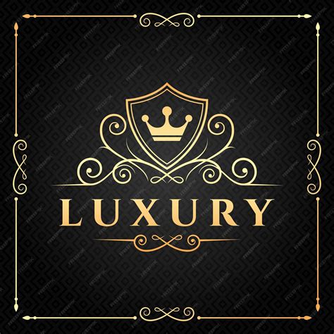 Premium Vector | Gold crown luxury retro ornamental logo