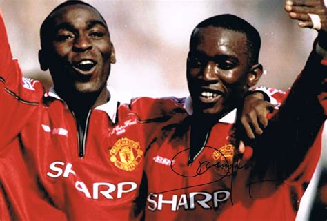 Signed Dwight Yorke Manchester United Photo | Its Signed Memorabilia