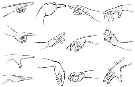 Hands Drawing Reference and Sketches for Artists