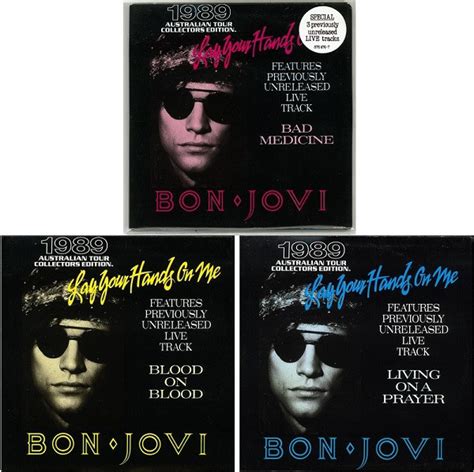 Bon Jovi - Lay Your Hands On Me (1989, Tour Edition Set, Vinyl) | Discogs