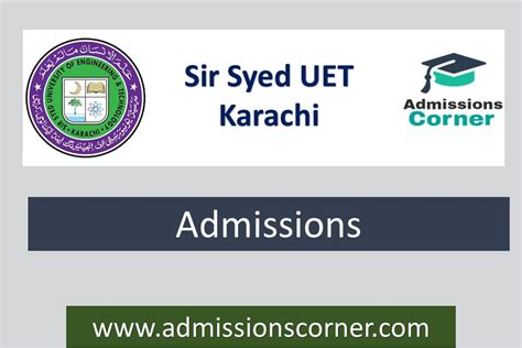 Sir Syed University SSUET Karachi Admissions Fall 2023