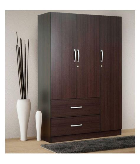 Winger Three Door Wardrobe with Two Drawers - Buy Winger Three Door ...