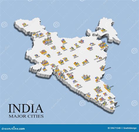 India city population map stock illustration. Illustration of asia ...