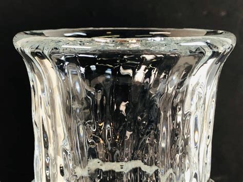 1960s Mid-Century Modern Iittala Textured Glass Vase For Sale at 1stDibs