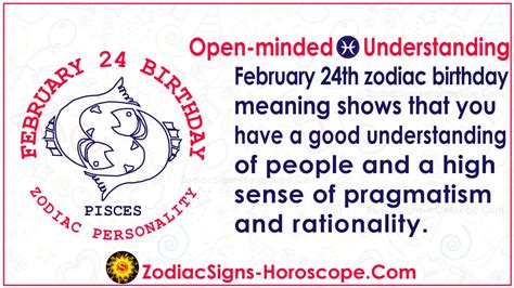 February 24 Zodiac (Pisces) Horoscope Birthday Personality and Lucky ...