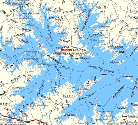 Lake Murray Sc Map - Large World Map