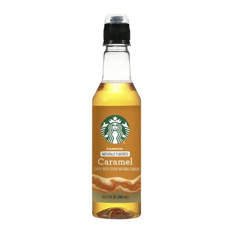 Starbucks Naturally Flavored Caramel Coffee Syrup 1 bottle of 12.7 fl ...