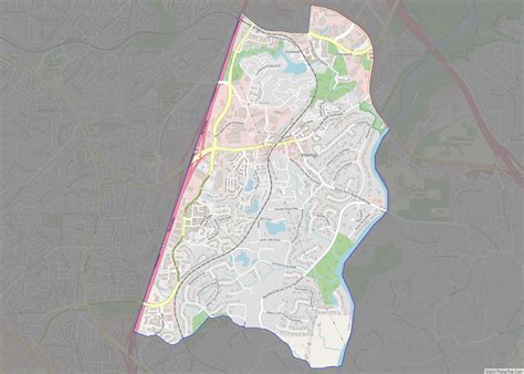 Map of Vinings CDP