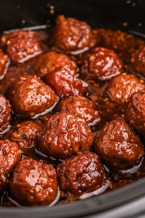 Crockpot Teriyaki Meatballs - The Cookie Rookie®