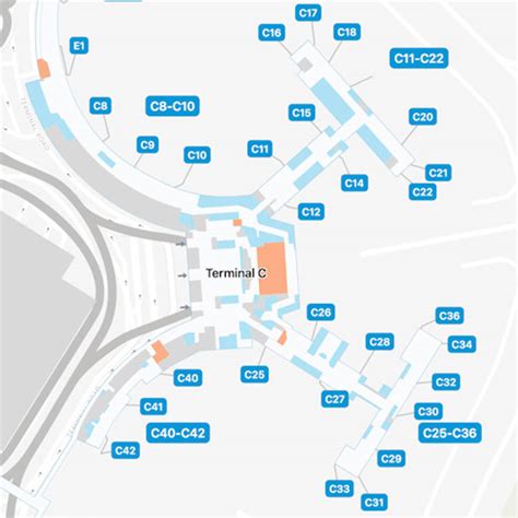 Navigating The Hub: A Comprehensive Guide To Boston’s Terminal C Map - UMD Terrapins Stadium Map ...