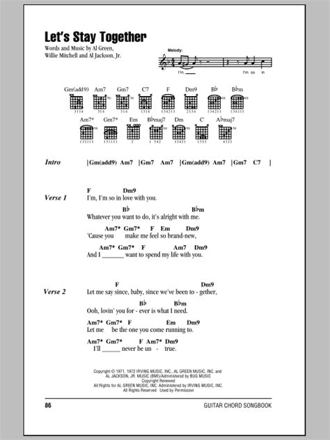 Let's Stay Together by Al Green - Guitar Chords/Lyrics - Guitar Instructor