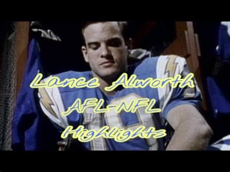 Lance Alworth Chargers Highlights - YouTube