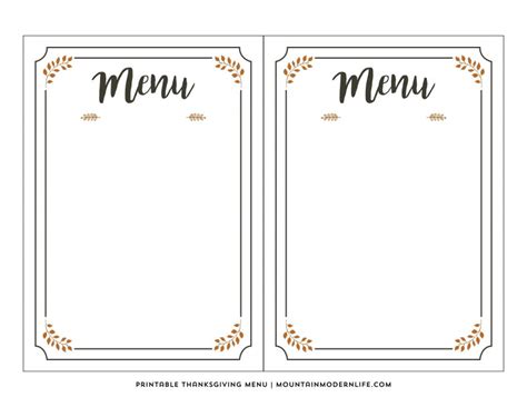 Wedding Menu Templates Free Download Awesome to Go Menu Template Free | Free printable menu ...