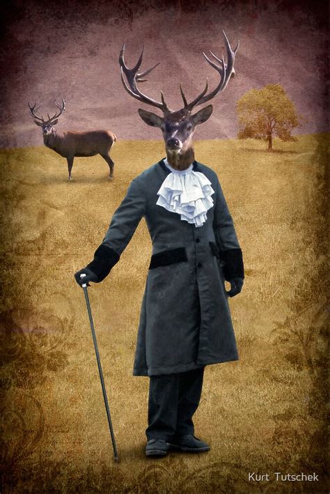 "The man who changed himself into a deer" by Kurt Tutschek | Redbubble