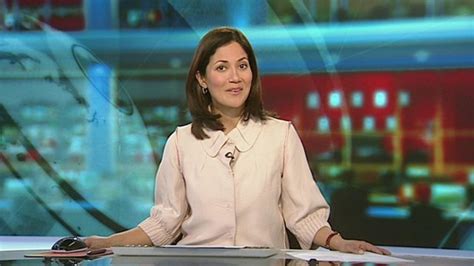 Mishal Husain signs off the last BBC network news from TVC - BBC News