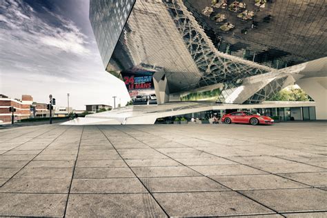 karatzas highlights the architecture of delugan meissl's porsche museum