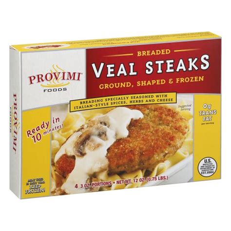 Provimi Veal Steaks, Breaded | Publix Super Markets