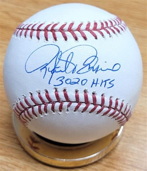 AUTOGRAPHED RAFAEL PALMEIRO "3,020 Hits" Official Major League Baseball - Main Line Autographs