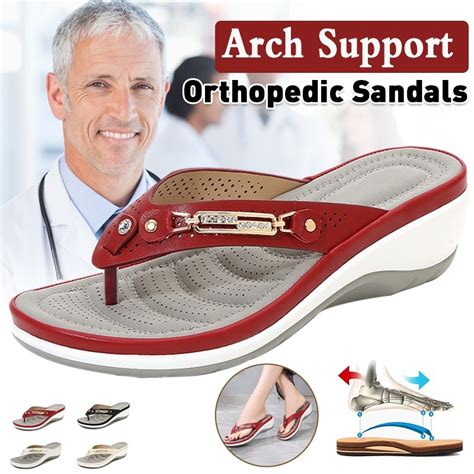 Women's Arch Support Soft Cushion Flip Flops Thong Sandals Slippers