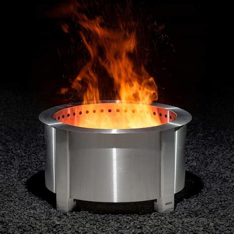 Breeo X Series 24 Smokeless Fire Pit in Stainless Steel BR-X24S - The ...