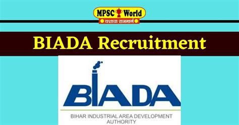 BIADA Recruitment 2022 - Application Details @ www.biadabihar.in