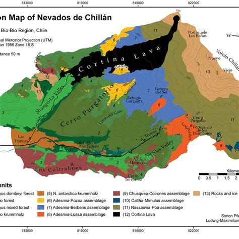 Location of Nevados de Chillán volcanic complex. FIGURA 1. Ubicación ...