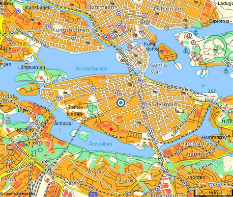 Map of Stockholm