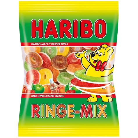 -in USA- Haribo Ringe Mix - Fruit gummies -200g | Haribo, Gummy sweets ...