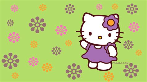Free download Wallpaper Hello Kitty Flores [1366x768] for your Desktop, Mobile & Tablet ...
