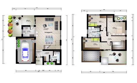 Interior Design House Plan Drawing Download DWG File - Cadbull