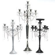 Gorgeous Nikki Candelabra available in 2 sizes, 24" and 40". Also available in 3 colors ...