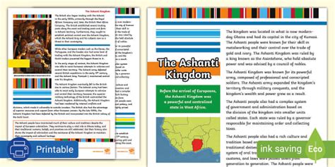 History of the Ashanti Kingdom PDF | Resources | Twinkl ZA