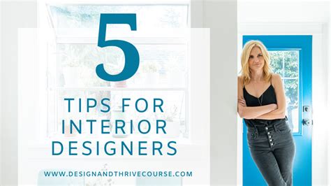 5 Tips for Interior Designers