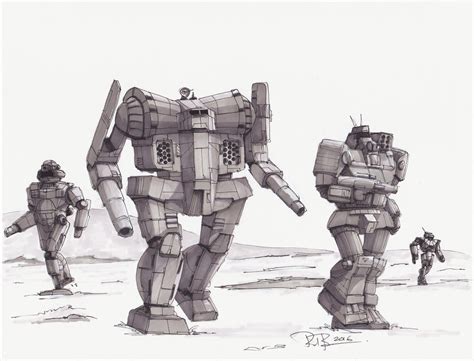 Battletech Fan Art - Awesome Leads the Way by koalabrownie on DeviantArt