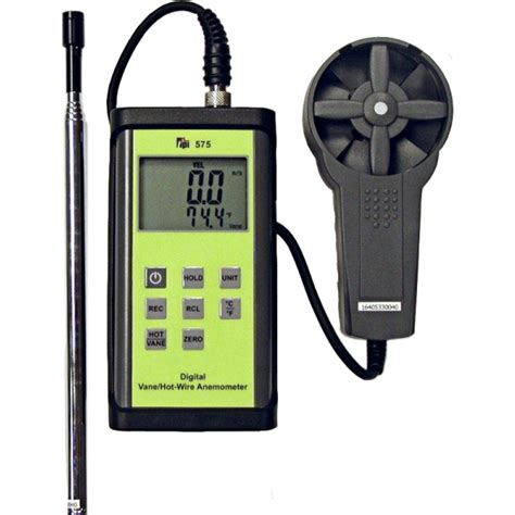 TPI575 Vane/Hot Wire Combination Air Velocity Meter