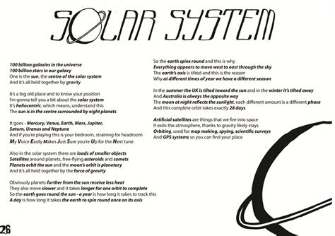 The Solar System – Revision Raps