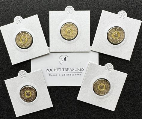 2023 $2 Matildas Coloured Coin - Yellow 2 dollar RAM – Pocket Treasures ...