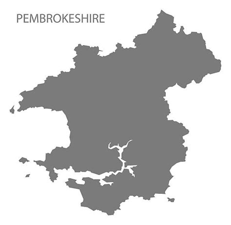 Map Of Pembrokeshire Illustrations, Royalty-Free Vector Graphics & Clip Art - iStock