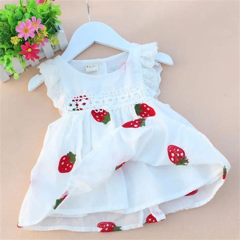 New 2016 Spring Baby Girl Cotton Dresses Sleeveless Beautiful Flower ...