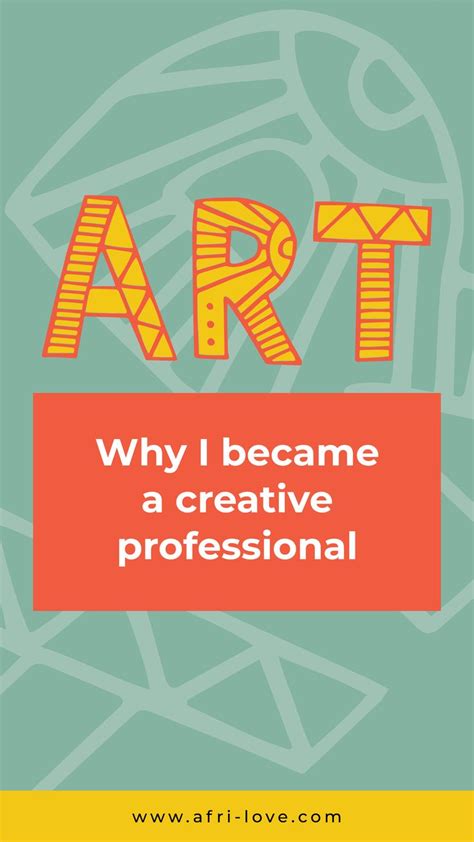 Why I became a creative professional | Creative professional, How to become, Professional