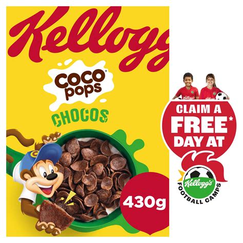 Kellogg's Coco Pops Chocos Chocolate Breakfast Cereal 430g | Kids Cereal | Iceland Foods