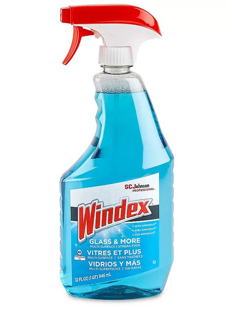 Windex® Glass Cleaner - 32 oz Spray Bottle S-24177 - Uline