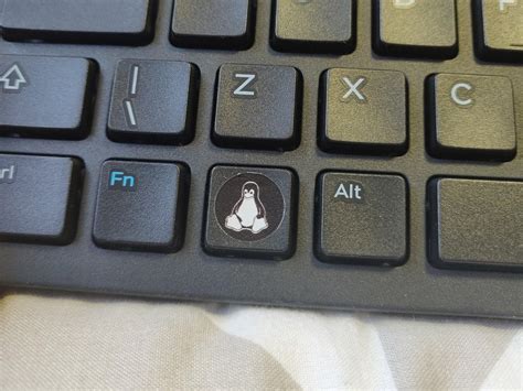 Round Keyboard Overlay Stickers X3 Decal for Linux Tux Ubuntu Debian Fedora Arch Elementary OS ...