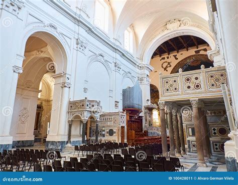 Cattedrale Di Salerno Cathedral. Campania, Italy. Editorial Photo ...