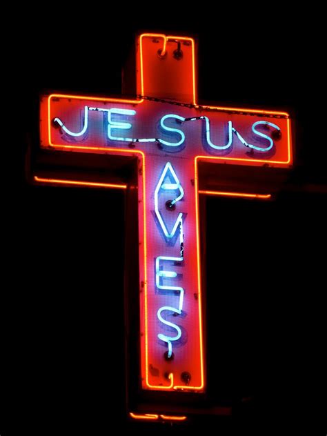 Jesus Saves | Iconic New York neon sign. | Meredith Rendall Photography ...