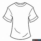 Blank T Shirt Colouring Pages  Outline Clipart For Kids sketch template